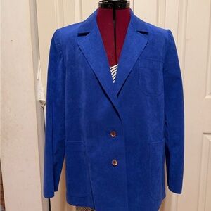 Vintage woman’s Blue Suede Jacket